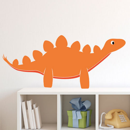 Happy Friendly Stegosaurus - Dana Decals