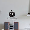 Chalkboard Thanksgiving Countdown Pumpkin - Dana Decals