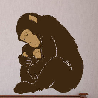 Mom and Baby Monkey - Dana Decals